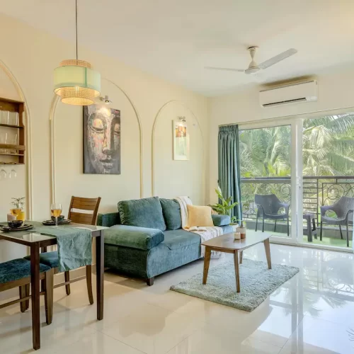 Stylish 1-BHK Apartment in Goa