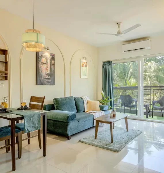 Stylish 1-BHK Apartment in Goa